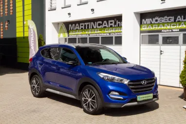 HYUNDAI TUCSON 1.6 T-GDI Executive 4WD DCT Passion 94E km +Maximum Extra +Végig Hyundai-nál Szervizelt + 2X-s GARANCIA !!