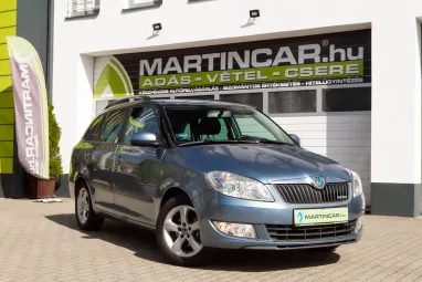 SKODA FABIA 1.2 CR Tdi Greenline Blue Satin Metallic +Frissen Szervizelt +Navigáció +2X-s GARANCIA !!