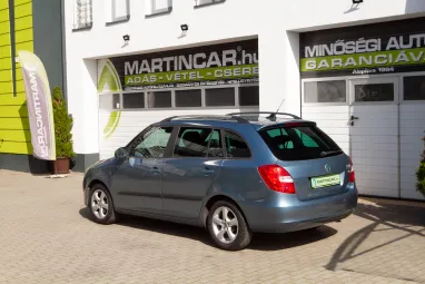 SKODA FABIA 1.2 CR Tdi Greenline Blue Satin Metallic +Frissen Szervizelt +Navigáció +2X-s GARANCIA !!