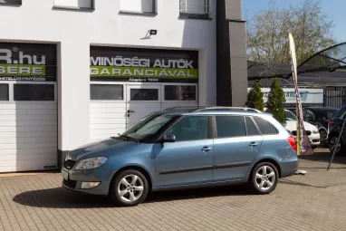 SKODA FABIA 1.2 CR Tdi Greenline Blue Satin Metallic +Frissen Szervizelt +Navigáció +2X-s GARANCIA !!