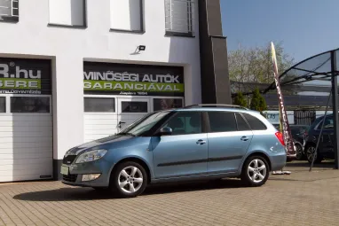 SKODA FABIA 1.2 CR Tdi Greenline Blue Satin Metallic +Frissen Szervizelt +Navigáció +2X-s GARANCIA !!