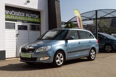 SKODA FABIA 1.2 CR Tdi Greenline Blue Satin Metallic +Frissen Szervizelt +Navigáció +2X-s GARANCIA !!
