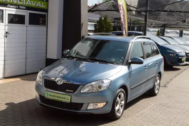 SKODA FABIA 1.2 CR Tdi Greenline Blue Satin Metallic +Frissen Szervizelt +Navigáció +2X-s GARANCIA !!