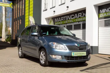 SKODA FABIA 1.2 CR Tdi Greenline Blue Satin Metallic +Frissen Szervizelt +Navigáció +2X-s GARANCIA !!