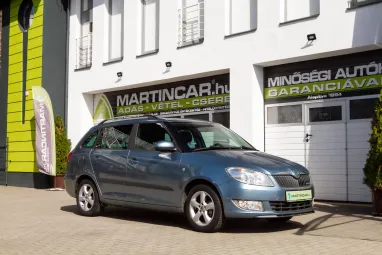 SKODA FABIA 1.2 CR Tdi Greenline Blue Satin Metallic +Frissen Szervizelt +Navigáció +2X-s GARANCIA !!