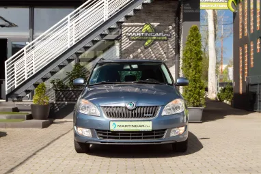 SKODA FABIA 1.2 CR Tdi Greenline Blue Satin Metallic +Frissen Szervizelt +Navigáció +2X-s GARANCIA !!