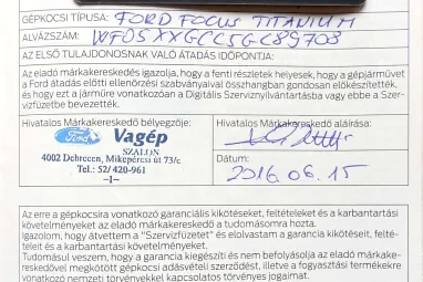 FORD FOCUS 1.5 EcoBoost Titanium S S Magnetic Metallic +Magyar +1.Tulajdonos +Full Vez.Szervizkönyv +2X-s GARANCIA !!