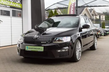 SKODA OCTAVIA Combi 2.0 CR TDI RS DSG Euro 6 Black Magic Pearl Metallic +Vezérlés csere +Frissen Szervizelve +3X-s GARANCIA !!