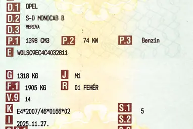 OPEL MERIVA B 1.4 Selection Casablanca White +Gyárias állapot +Becsületesen szervizelt +3X-s GARANCIA !!