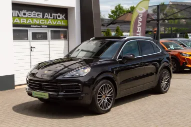 PORSCHE CAYENNE Tiptronic ic Jet Black +Eredeti Magyar Autó +Első Tulajdonos +Full Szervíz !!