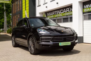 PORSCHE CAYENNE Tiptronic ic Jet Black +Eredeti Magyar Autó +Első Tulajdonos +Full Szervíz !!