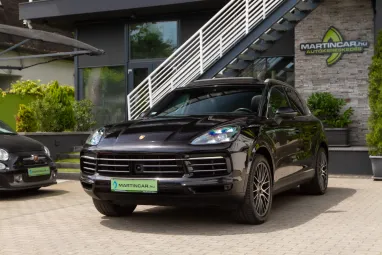 PORSCHE CAYENNE Tiptronic ic Jet Black +Eredeti Magyar Autó +Első Tulajdonos +Full Szervíz !!