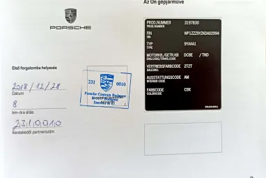 PORSCHE CAYENNE Tiptronic ic Jet Black +Eredeti Magyar Autó +Első Tulajdonos +Full Szervíz !!