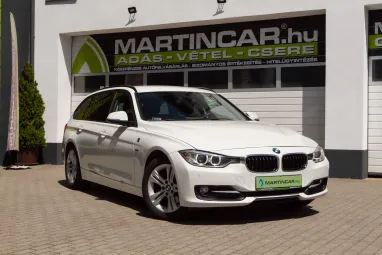 BMW 320d (Automata) Sport Alpinweiss +Igényes állapot +Keveset futott +3X-s GARANCIA !!
