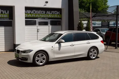 BMW 320d (Automata) Sport Alpinweiss +Igényes állapot +Keveset futott +3X-s GARANCIA !!