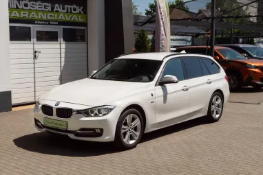BMW 320d (Automata) Sport Alpinweiss +Igényes állapot +Keveset futott +3X-s GARANCIA !!