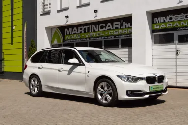 BMW 320d (Automata) Sport Alpinweiss +Igényes állapot +Keveset futott +3X-s GARANCIA !!
