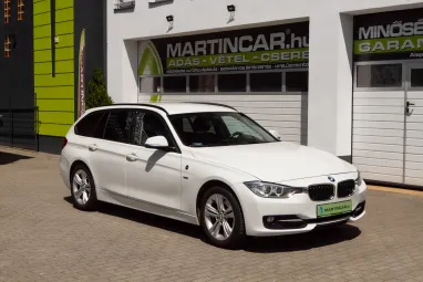 BMW 320d (Automata) Sport Alpinweiss +Igényes állapot +Keveset futott +3X-s GARANCIA !!