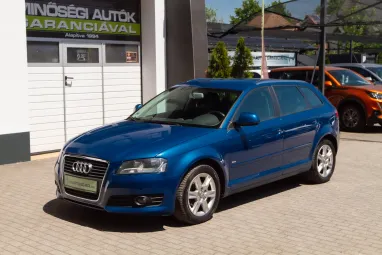 AUDI A3 1.6 TDI Attraction DPF Sportback Aruba Blue Metallic +Első Tulajdonostól +Keveset futott +3X-s GARANCIA