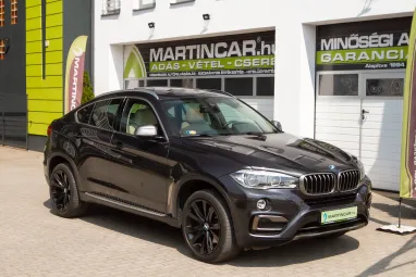 BMW X6 xDrive40d (Automata) Mineralgrau Metallic +Beige Leather +Magyar Autó +Friss Műszaki +3X-s GARANCIA !