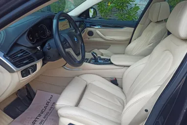 BMW X6 xDrive40d (Automata) Mineralgrau Metallic +Beige Leather +Magyar Autó +Friss Műszaki +3X-s GARANCIA !