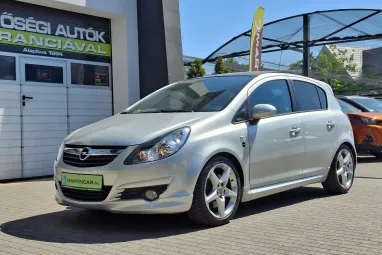 OPEL CORSA D 1.6 GSI Starsilber III Metallic +Keveset futott +Vezetett Szervizkönyv +3X-s GARANCIA !!