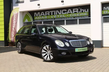 MERCEDES-BENZ E 280 T CDI Elegance (Automata) Tanzanite Blue Metallic +SportLine 19 coll +Prémium állapot +3X-s GARANCIA !!