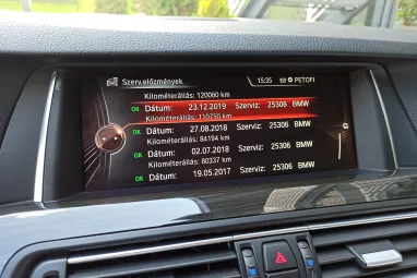 BMW 530d xDrive (Automata) Luxury Black Sapphire +Vezetett Szervizkönyv +Gyönyörű állapot +3X-s GARANCIA !!