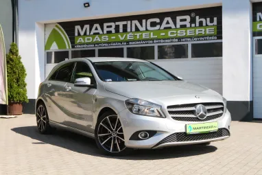 MERCEDES-BENZ A 180 CDI (BlueEFFICIENCY) 7G-DCT Polar Silver +Eredeti Magyar Autó +Keveset futott +3X-s GARANCIA !!