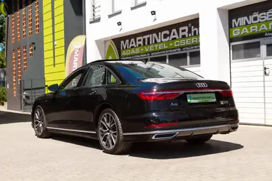 AUDI A8 55 TFSI quattro Tiptronic ic Mythos Black Metallic +Maximális állapot +Mint az ÚJ +3X-s GARANCIA !!
