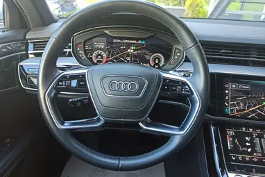 AUDI A8 55 TFSI quattro Tiptronic ic Mythos Black Metallic +Maximális állapot +Mint az ÚJ +3X-s GARANCIA !!