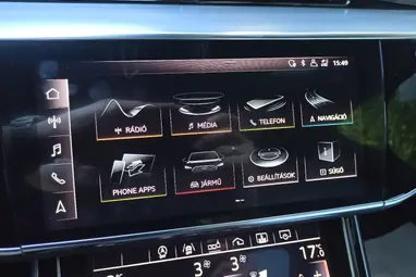 AUDI A8 55 TFSI quattro Tiptronic ic Mythos Black Metallic +Maximális állapot +Mint az ÚJ +3X-s GARANCIA !!