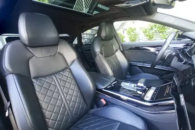 AUDI A8 55 TFSI quattro Tiptronic ic Mythos Black Metallic +Maximális állapot +Mint az ÚJ +3X-s GARANCIA !!