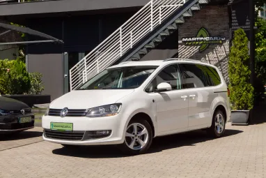 VOLKSWAGEN SHARAN 2.0 CR TDI Comfortline BlueMotion Candy White +Első Tulajdonostól +3X-s GARANCIA !!