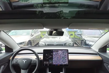 TESLA MODEL 3 Standard Range Plus Aut Eclipse Black +1.Tulajdonos +Gyári Garanciális +Sérülésmentes +3X-s GARANCIA !!