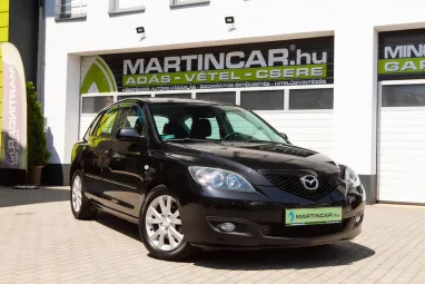 MAZDA 3 Sport 1.6 CD110 Active Plus Black Pearl Metallic +1.Tulajdonos +Vezérlés csere +Friss Műszaki +3X-s GARANCIA !!