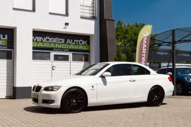 BMW 320d Cabrio Alpinweiss +Első Tulajdonostól +Igényes állapot +3X-s GARANCIA !!