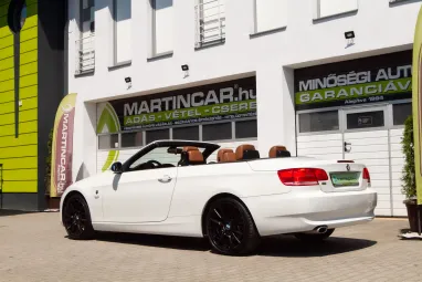 BMW 320d Cabrio Alpinweiss +Első Tulajdonostól +Igényes állapot +3X-s GARANCIA !!