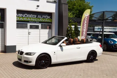 BMW 320d Cabrio Alpinweiss +Első Tulajdonostól +Igényes állapot +3X-s GARANCIA !!