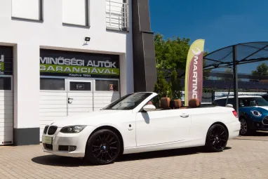 BMW 320d Cabrio Alpinweiss +Első Tulajdonostól +Igényes állapot +3X-s GARANCIA !!