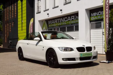 BMW 320d Cabrio Alpinweiss +Első Tulajdonostól +Igényes állapot +3X-s GARANCIA !!