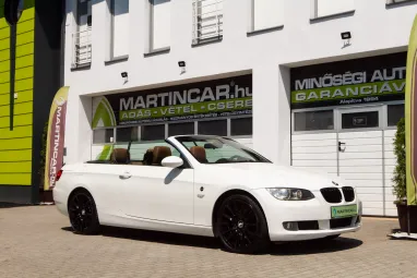 BMW 320d Cabrio Alpinweiss +Első Tulajdonostól +Igényes állapot +3X-s GARANCIA !!