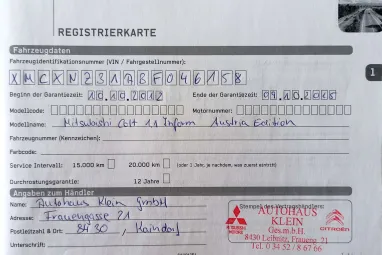 MITSUBISHI COLT 1.1 Inform Silky White +Első Tulajdonostól +Friss Műszaki +3X-s GARANCIA !!