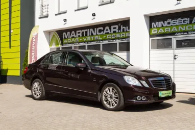 MERCEDES-BENZ E 350 CDI 4Matic BlueEFFICIENCY Avantgarde (Automata) Cuprit Brown Metallic +Eredeti Magyar Autó +Friss szerviz +3X-s GARANCIA !!