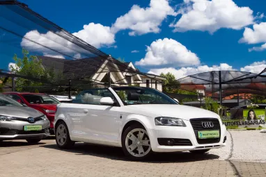AUDI A3 CABRIO 1.6 Ambition S-Line Ibis White +Igényes állapot +Keveset futott +3X-s GARANCIA !!