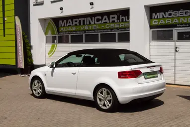 AUDI A3 CABRIO 1.6 Ambition S-Line Ibis White +Igényes állapot +Keveset futott +3X-s GARANCIA !!