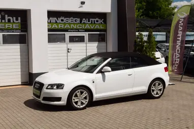 AUDI A3 CABRIO 1.6 Ambition S-Line Ibis White +Igényes állapot +Keveset futott +3X-s GARANCIA !!