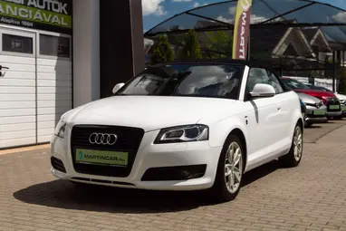 AUDI A3 CABRIO 1.6 Ambition S-Line Ibis White +Igényes állapot +Keveset futott +3X-s GARANCIA !!