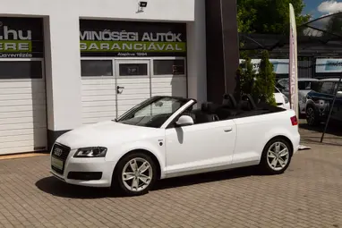 AUDI A3 CABRIO 1.6 Ambition S-Line Ibis White +Igényes állapot +Keveset futott +3X-s GARANCIA !!