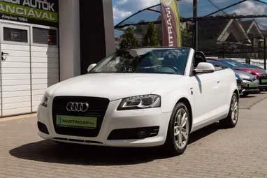 AUDI A3 CABRIO 1.6 Ambition S-Line Ibis White +Igényes állapot +Keveset futott +3X-s GARANCIA !!
